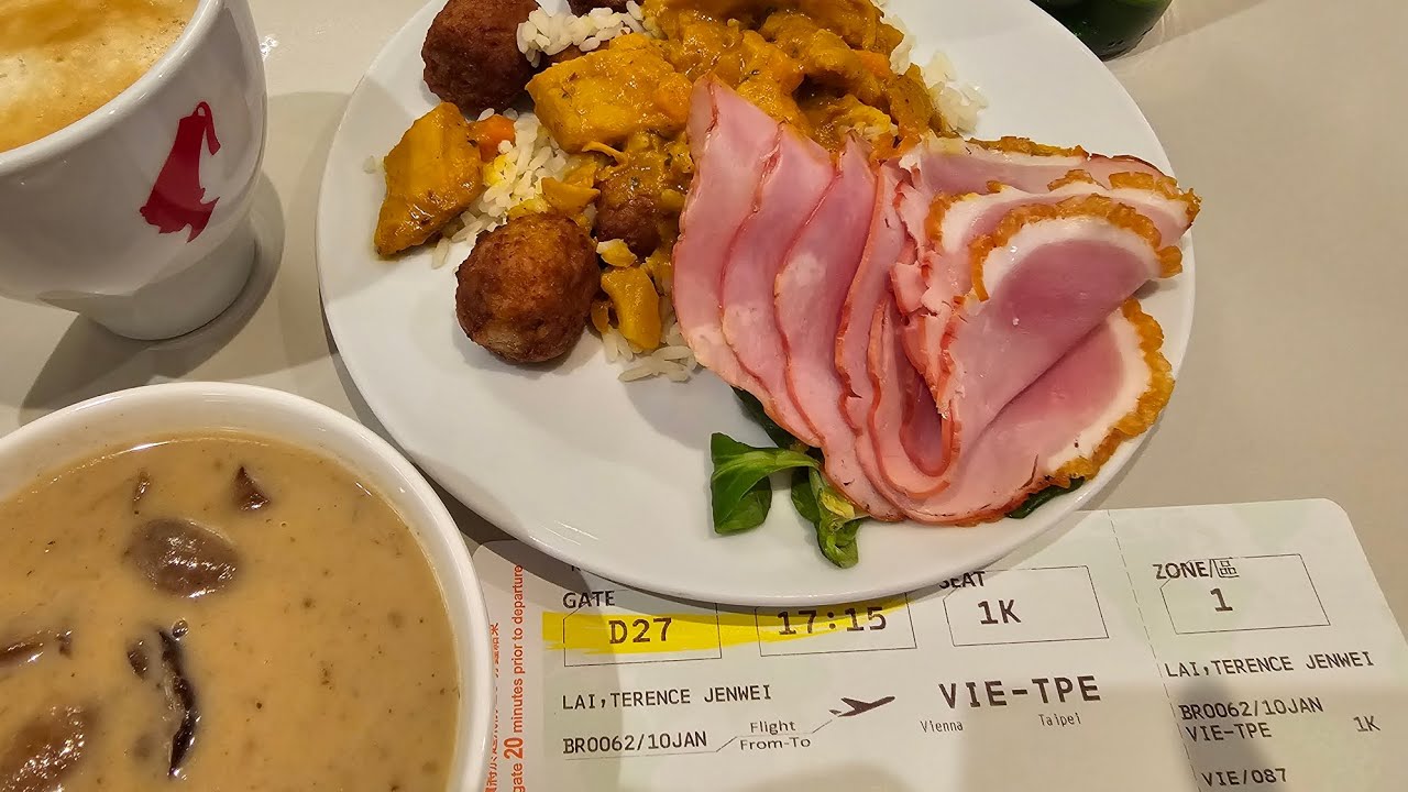 EVA Airways BR 62 Vienna to Taipei Boeing 787-10 Business class 長榮航空夢幻客機皇璽桂冠艙開箱 維也納至台北