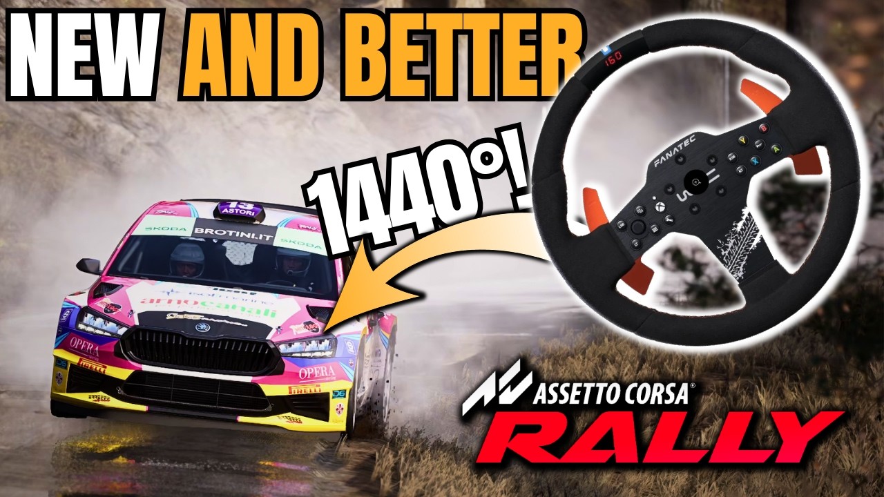Новые настройки руля 0.3 для Assetto Corsa Rally практически идеальны (мягкая блокировка!).