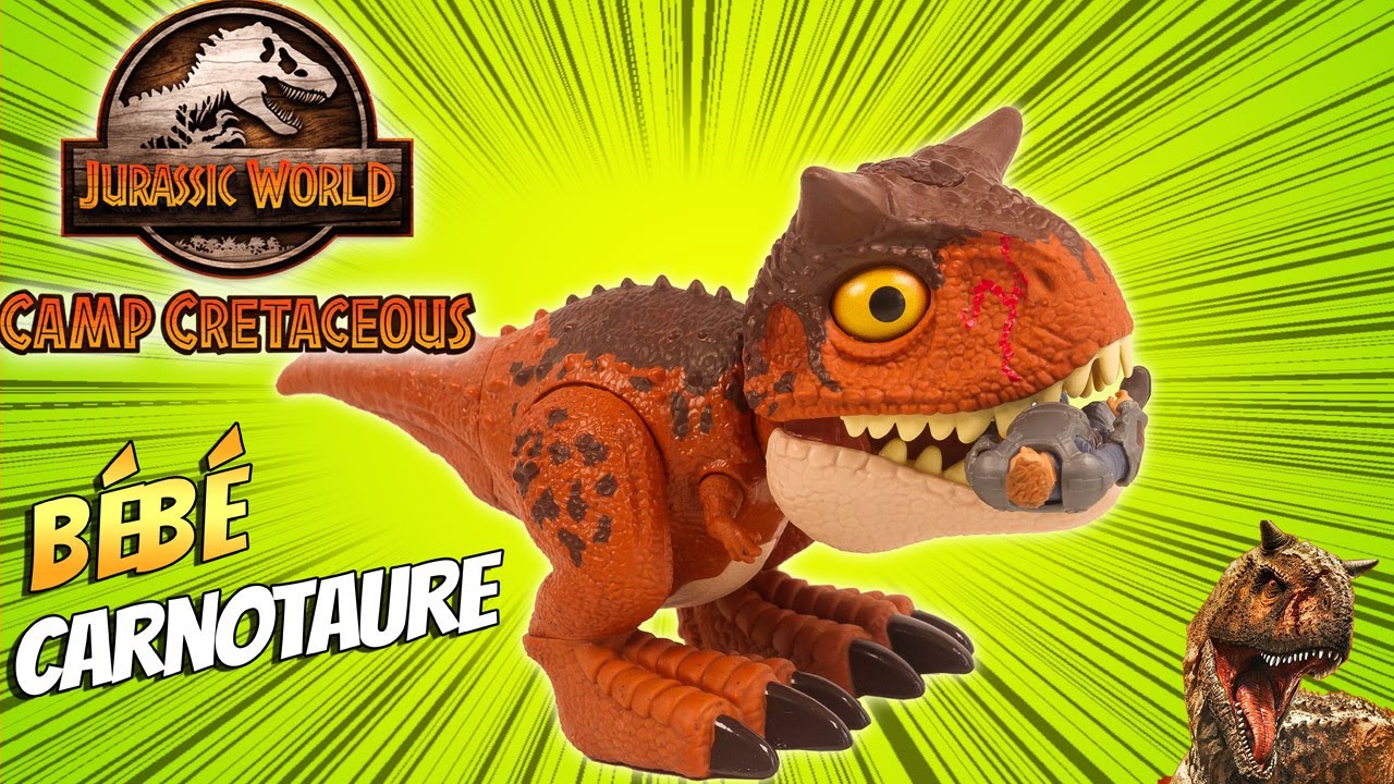Ce B&eacute;b&eacute; Carnotaure JURASSIC WORLD La Colo du Cr&eacute;tac&eacute; Mignon et Terrifiant comme le grand Dinosaure