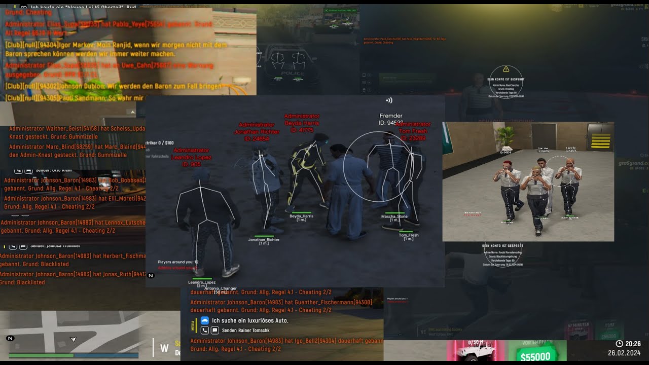 [Grand RP DE] weiterhin RP mit Ranjid und der Treff mit Lennox Macher | Paul Sandmann