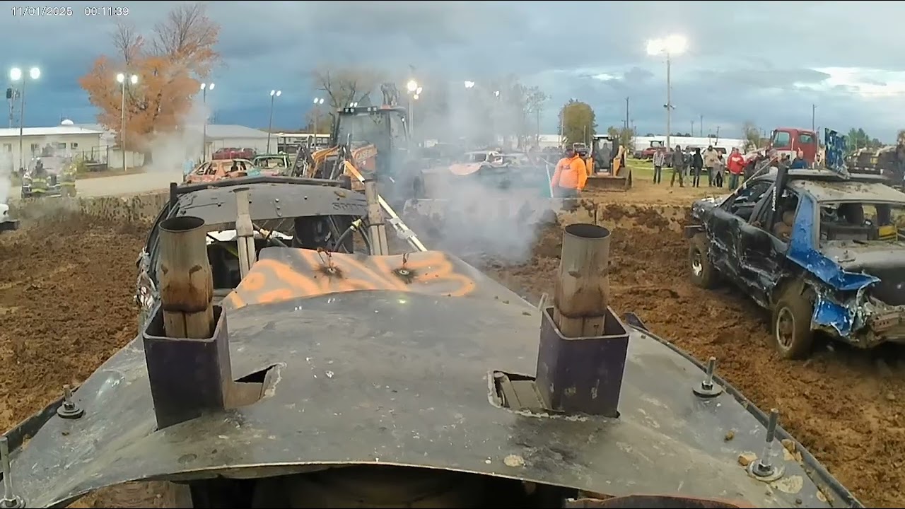 Newton 2025 on car cam of me sandbaggin