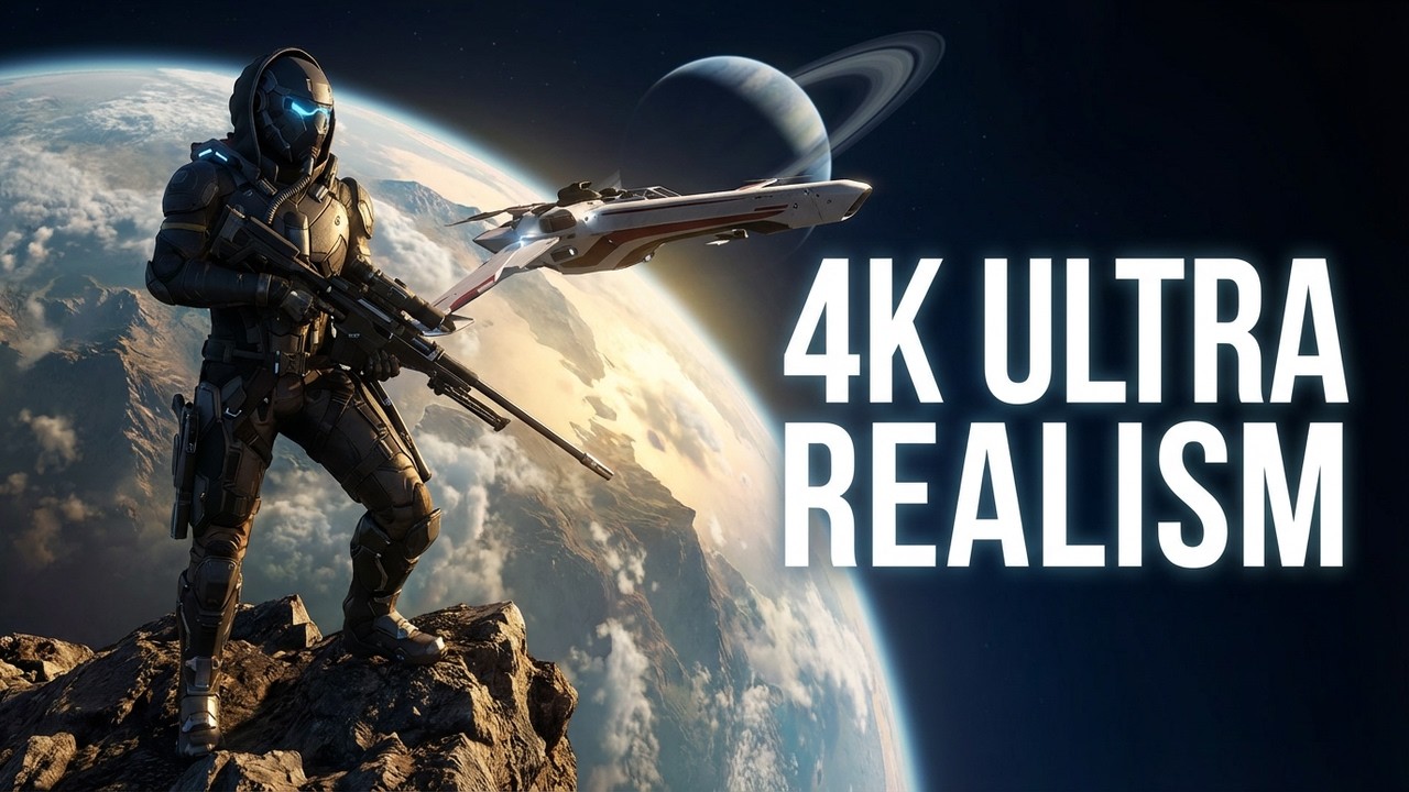 Star Citizen 4K Ultra Settings Showcase - Insanely Detailed