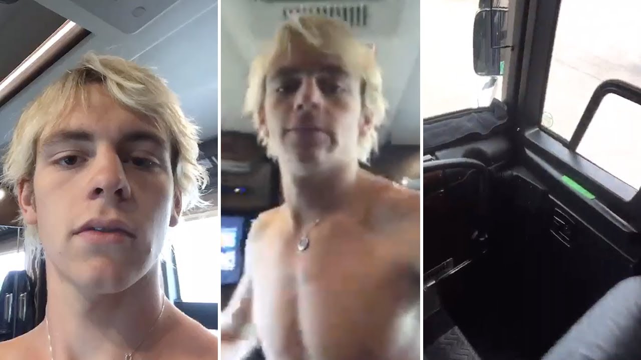Ross Lynch Gives a Tour of His Tour Bus Whilst Shirtless | FULL VIDEO