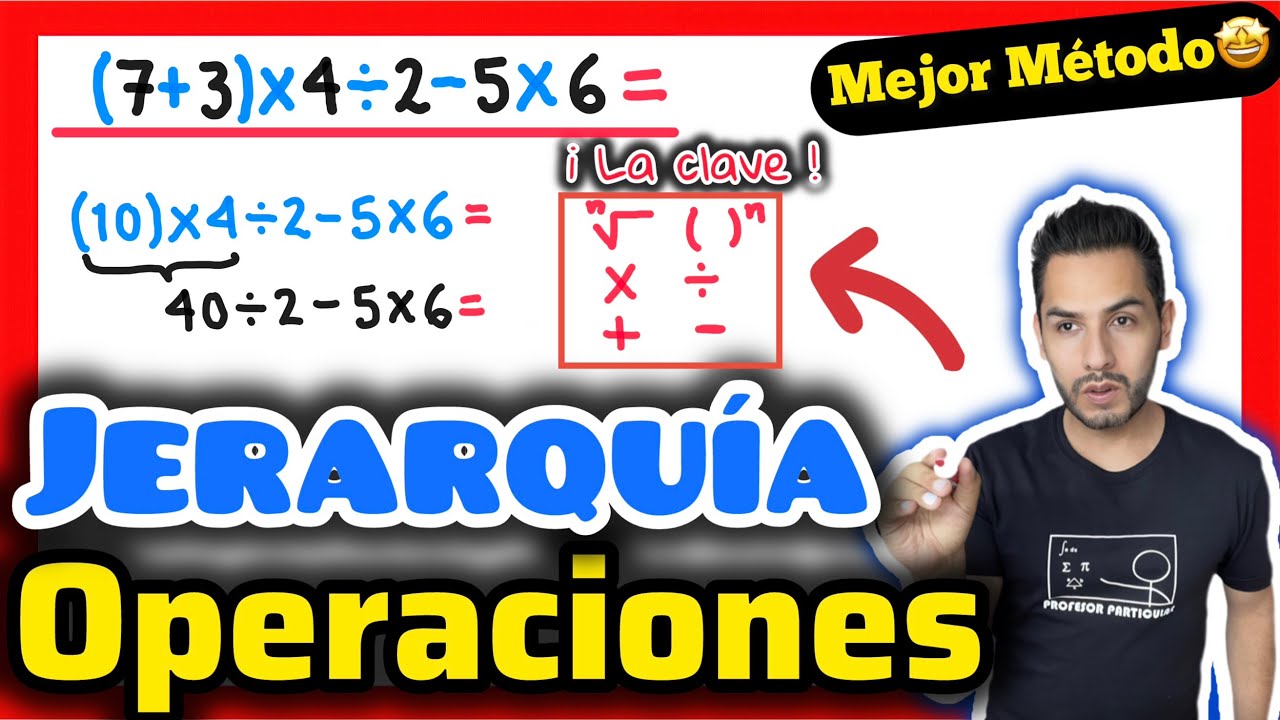 ✅ORDEN de las OPERACIONES de Matemáticas [ 𝙋𝙖𝙨𝙤 𝙖 𝙋𝙖𝙨𝙤!💪🏻💯😎]Áʟɢᴇʙʀᴀ