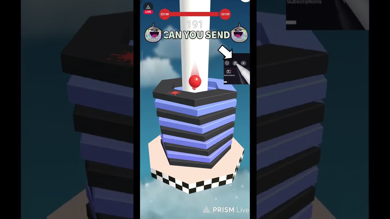 Stack Ball Live Part 88 ! 🎮🔴 #live  #stackballlive  #shortslive