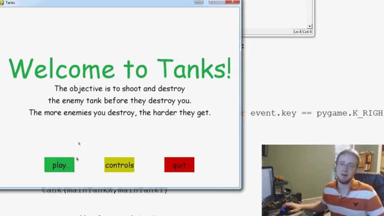 Pygame (Python Game Development) Tutorial - 57 - Moving Tank Part 2
