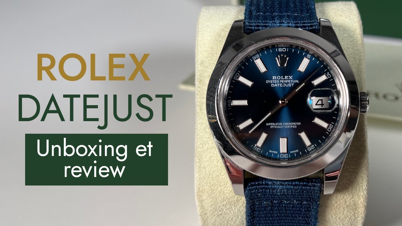 La ROLEX la plus MYTHIQUE ? (Rolex Datejust 2 Unboxing et Présentation)
