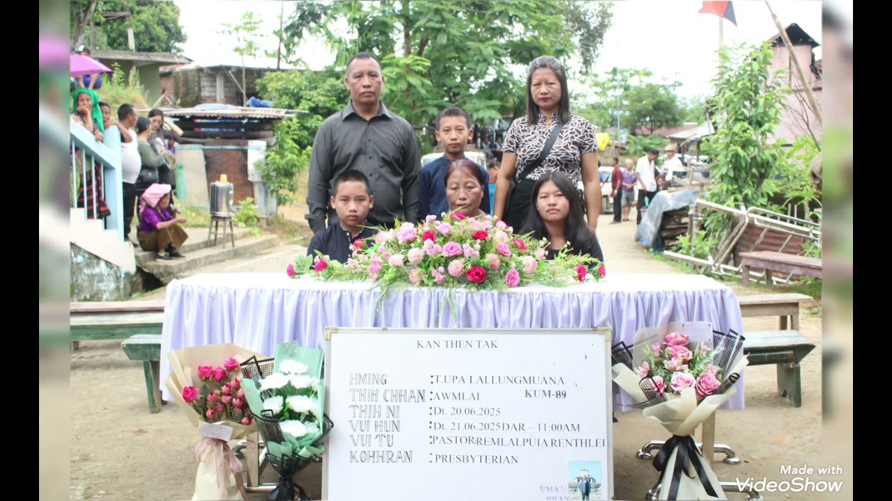 T.Upa Lallungmuana. Kum 89. Dt,20/6/2025 a min boral san ta hriatreng na.