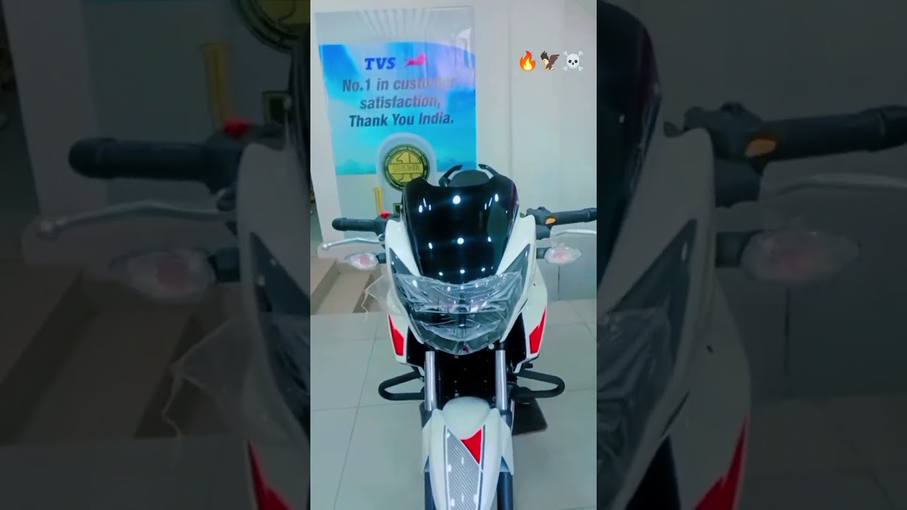 2025 Apache 160 2v white new model / new 2025 model apache RTR 160 2v #newbike #apacherr #shorts