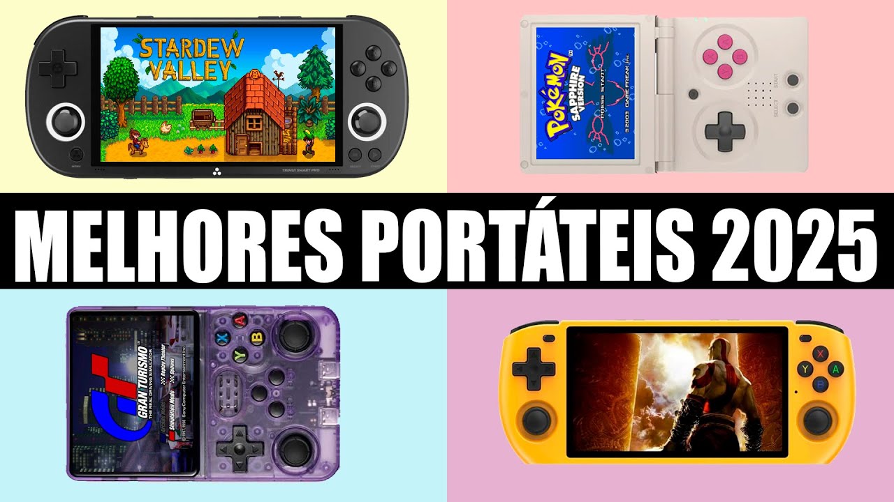 Os 10 Melhores VIDEOGAMES Portáteis BARATOS para 2025