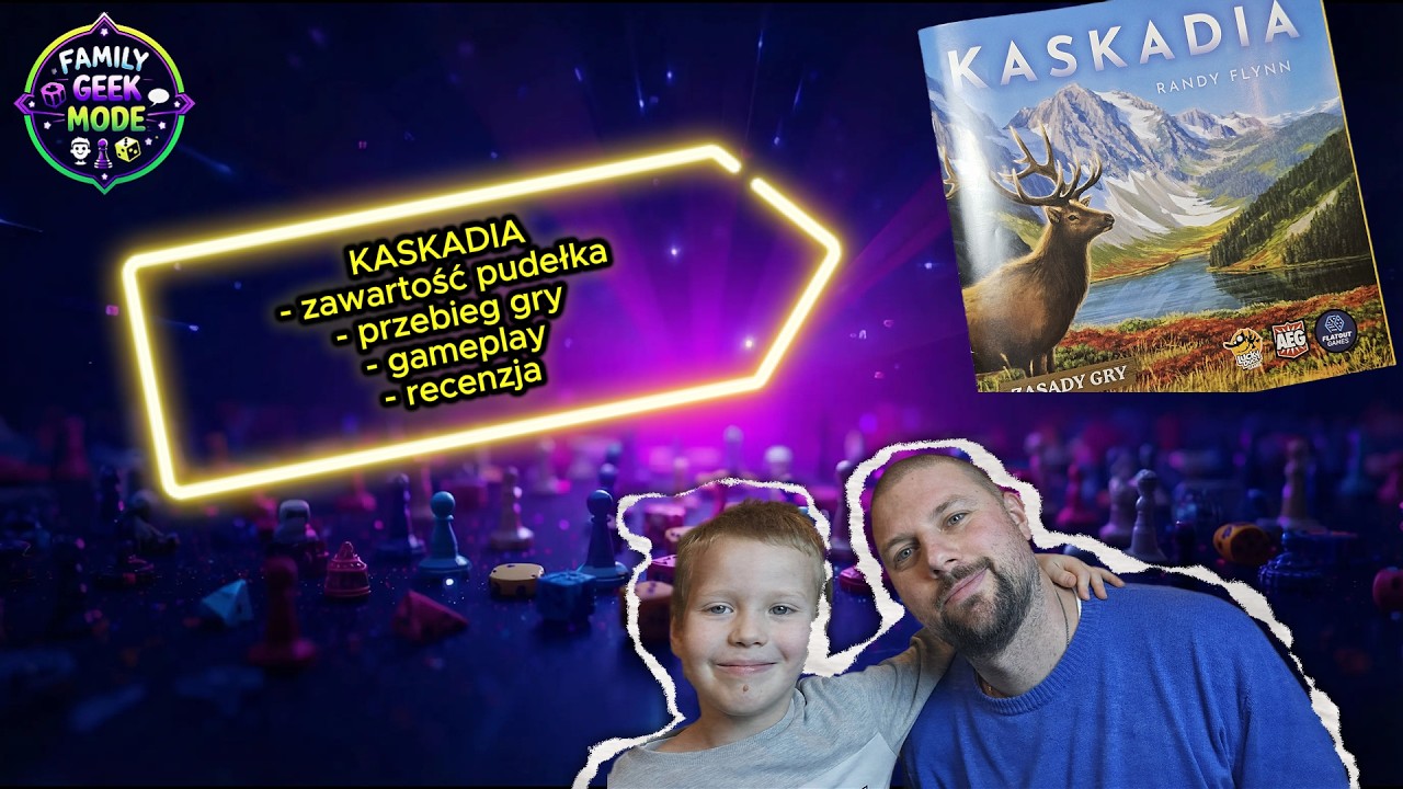 Kaskadia - ZAWARTOŚĆ PUDEŁKA | ZASADY W PIGUŁCE | ROZGRYWKA | RECENZJA
