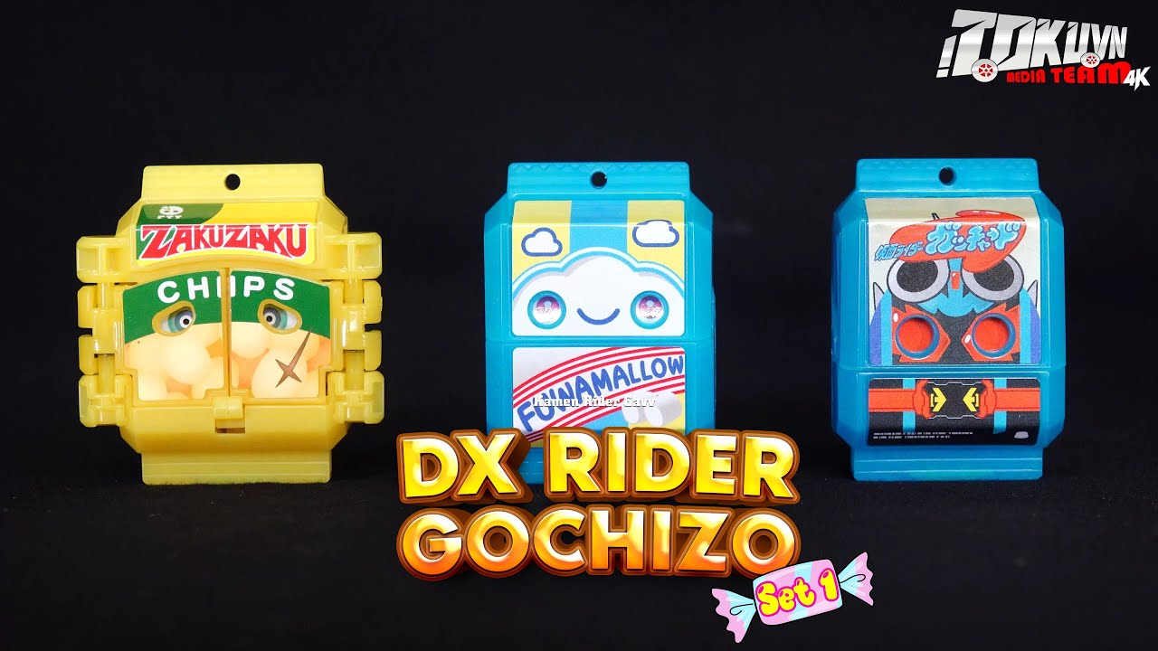 [TMT][1782] DX Rider Gochizo 01! ライダーゴチゾウセット01 !Kamen Rider Gavv! (4k)