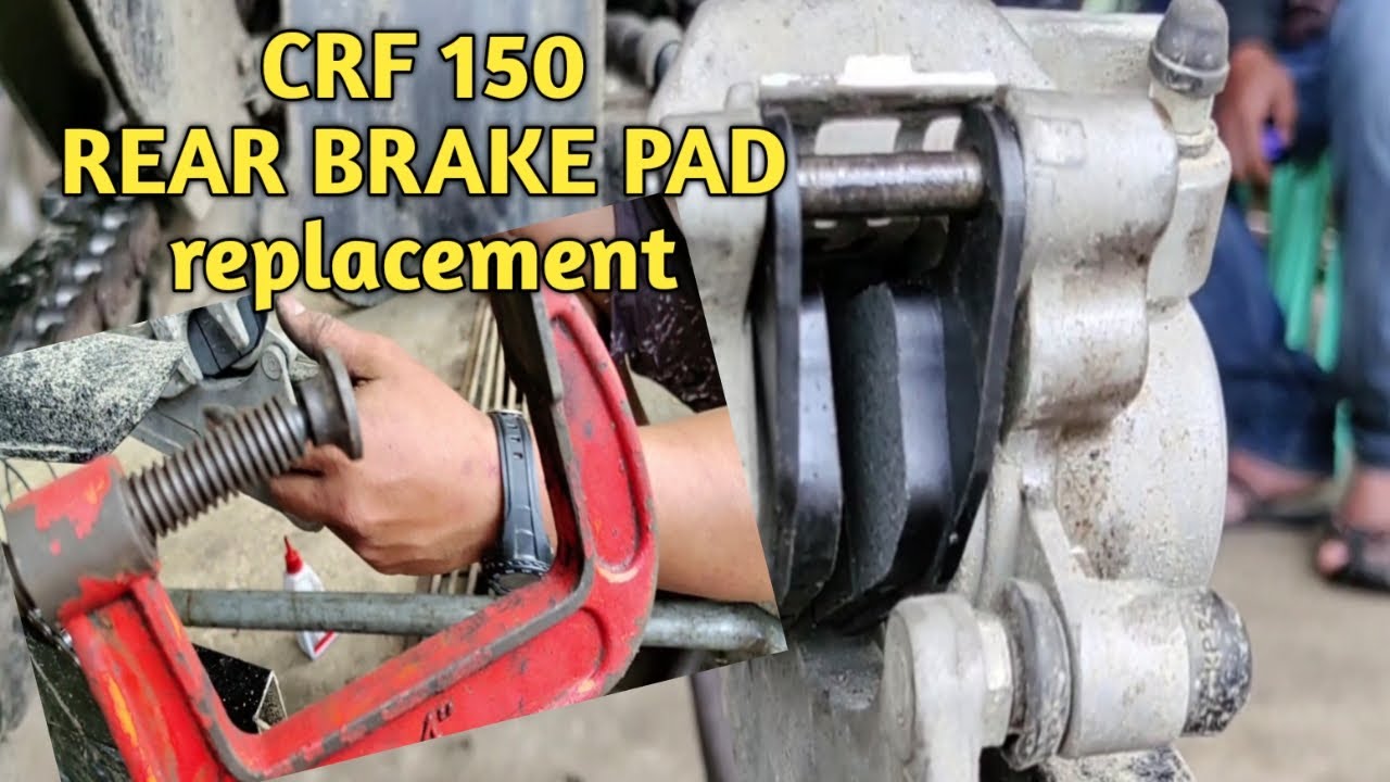 PAANO MAG PALIT NG REAR BRAKE PAD FOR CRF 150 USING ANTON C-CLAMP