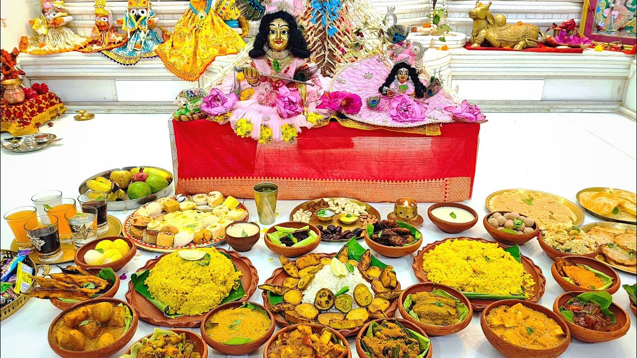 গোপালের 56 ভোগ কিভাবে এক হাতে তৈরি করলাম | জন্মাষ্টমীতে  গোপালের ভোগ|Janmashtami LadduGopal 56 Bhog