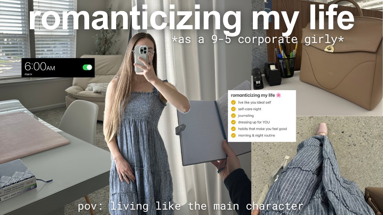 romanticizing my life as a corporate girl | 6am morning routine, healthy habits + quince try-on haul