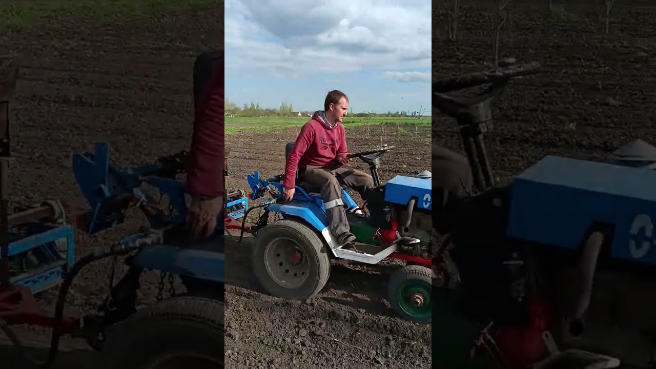 Хтз 012 посів суданки саморобною сівалкою