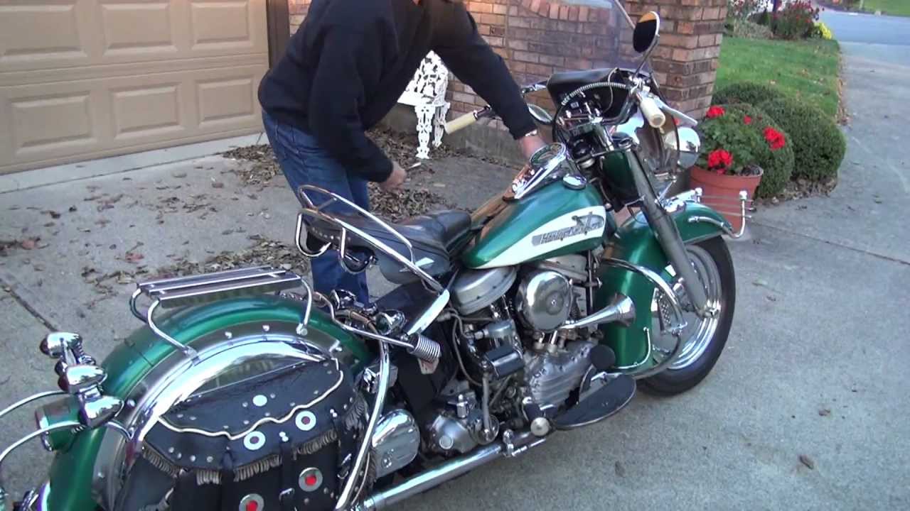 Hunting Harley's, 1956 FLH original paint