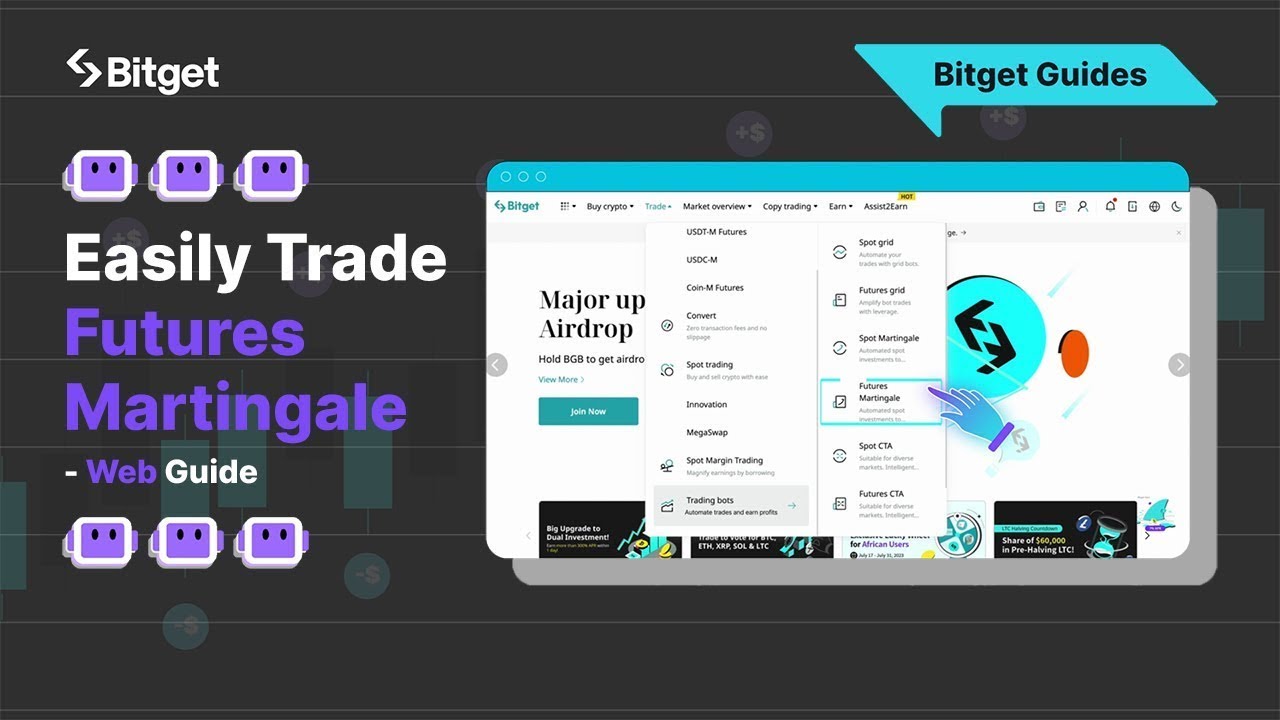 Master Futures Martingale With Bots Web Guide | Bitget Guides
