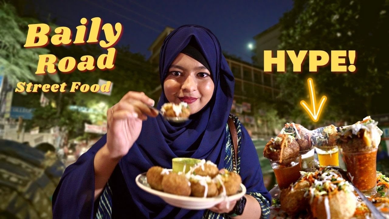 Baily Road Street Food Tour! Overrated Fuchka?