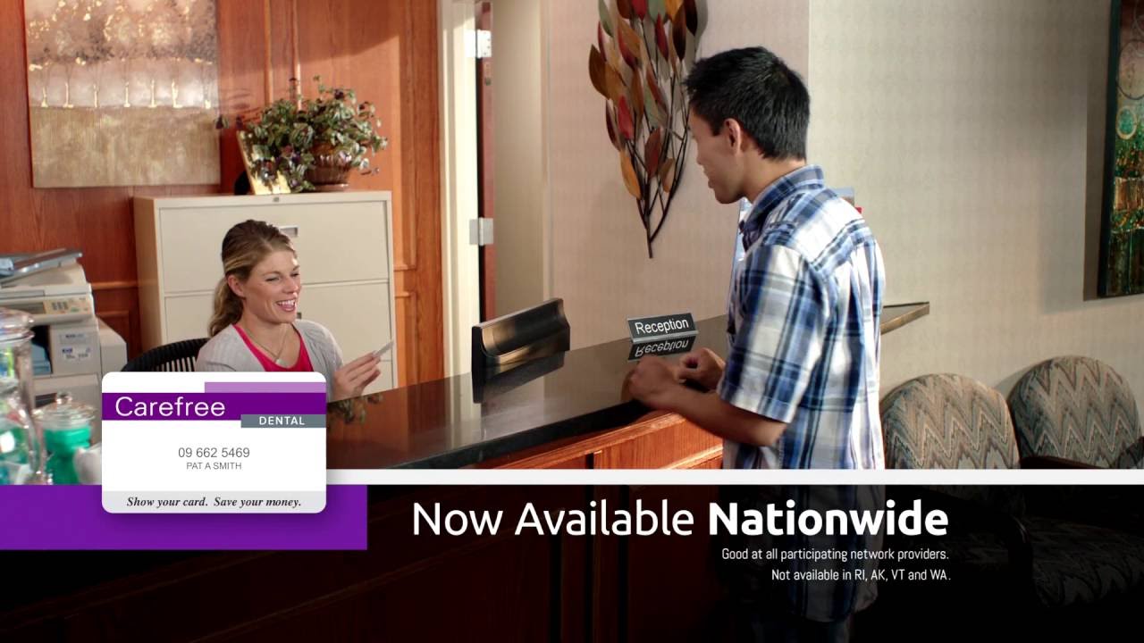 Save Money at the Dentist with the Carefree Dental card. See how much Walter saved.