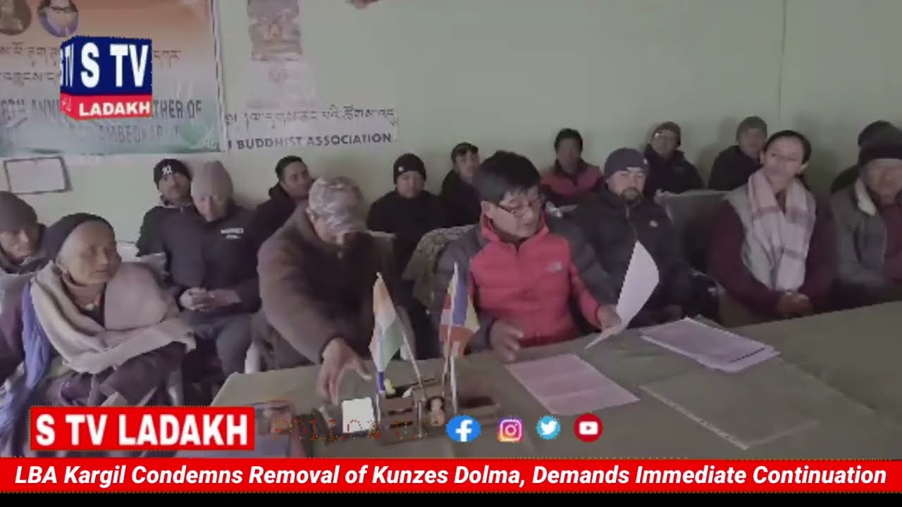 LBA Kargil Condemns Removal of Kunzes Dolma, Demands Immediate Continuation