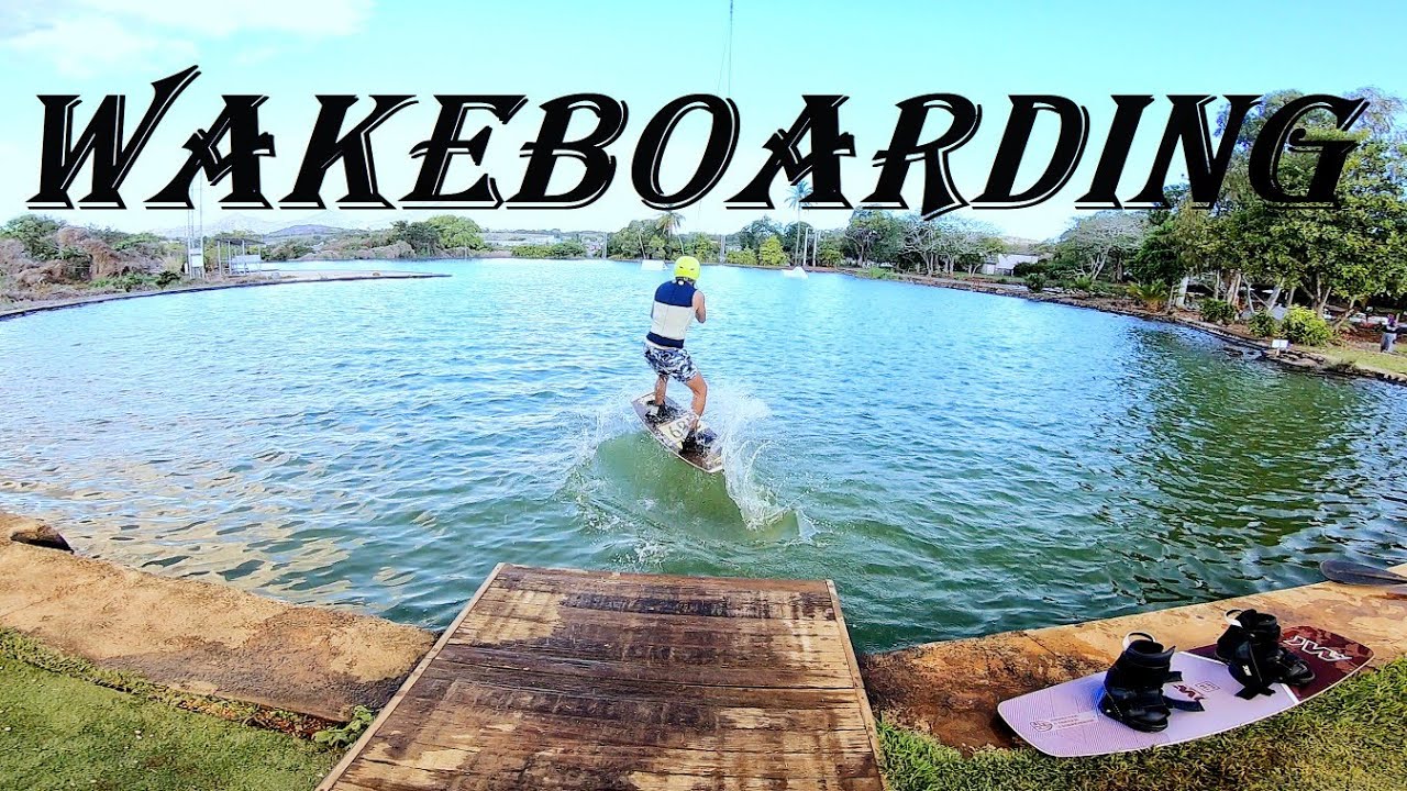WAKEBOARDING 🏄 at Kingwinch wake park | Mauritius 2020
