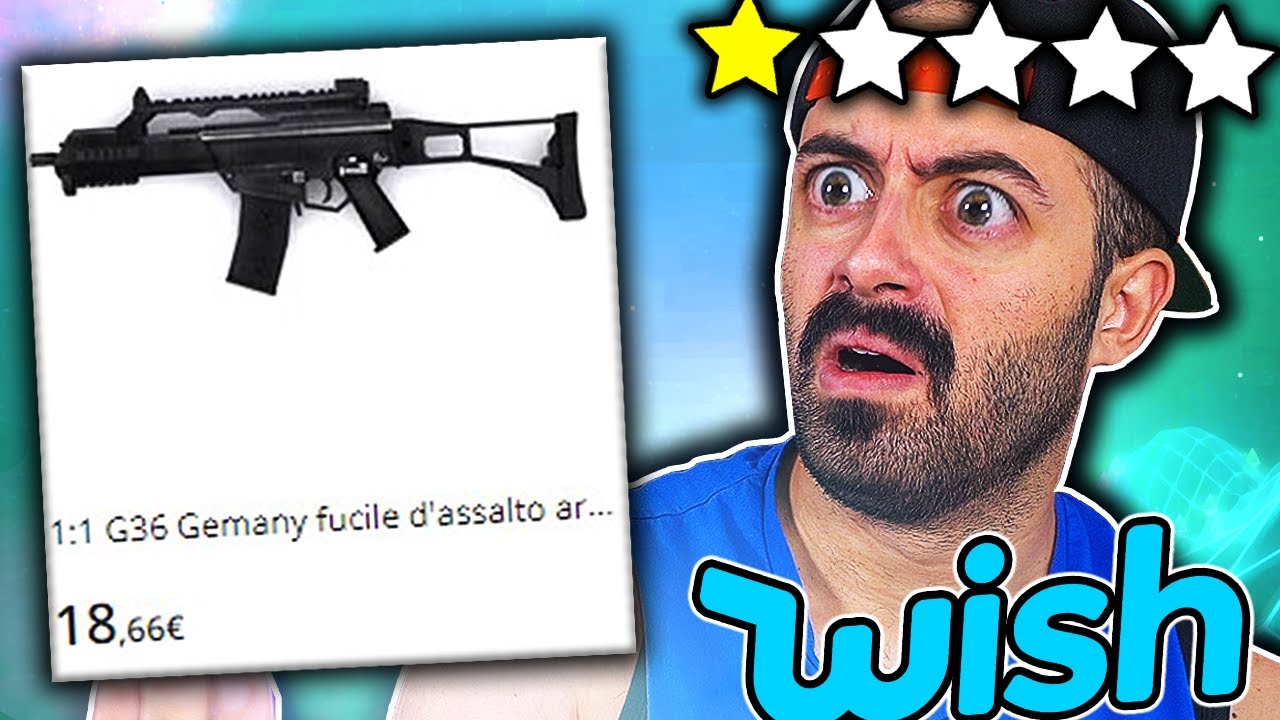 UNBOXING FUCILE di WISH... *G36 da 20€*
