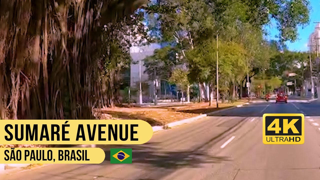 ⁴ᴷ⁶⁰ Driving on Sumar&eacute; avenue, S&atilde;o Paulo, Brazil #050