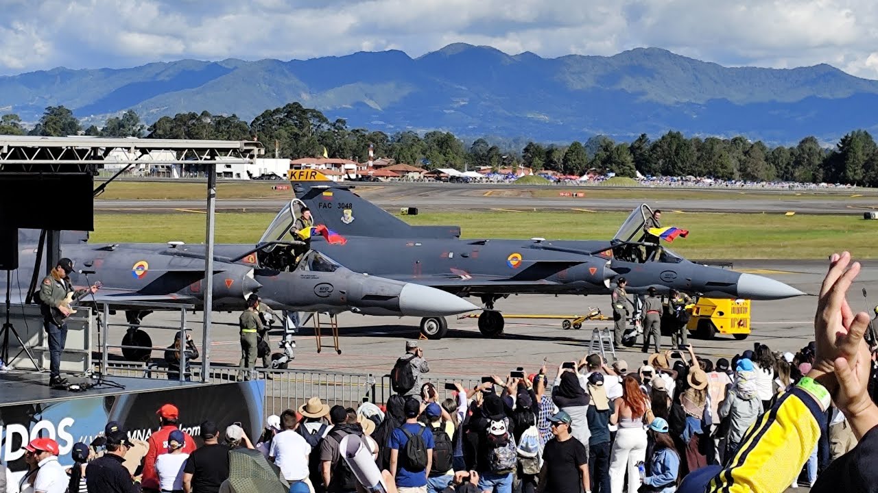 Elemento dardo IAI kfir | 12 de Julio | F-AIR 2025 Rionegro 🇨🇴 #fair2025