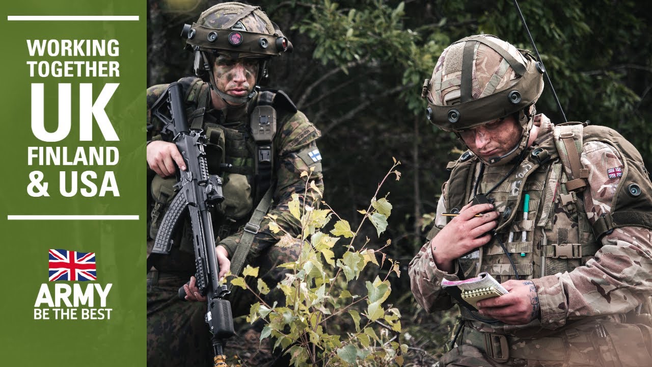 Working together UK, Finland and USA| British Army