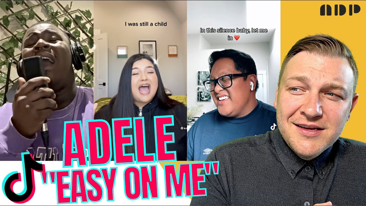 Адель — «EASY ON ME» | Каверы в TikTok 🎵 💛 | Реакция Марка Дэниела Патрика