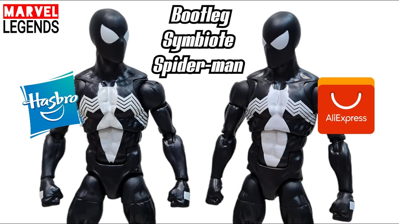 BOOTLEG Marvel Legends Retro Wave Symbiote Spider-man