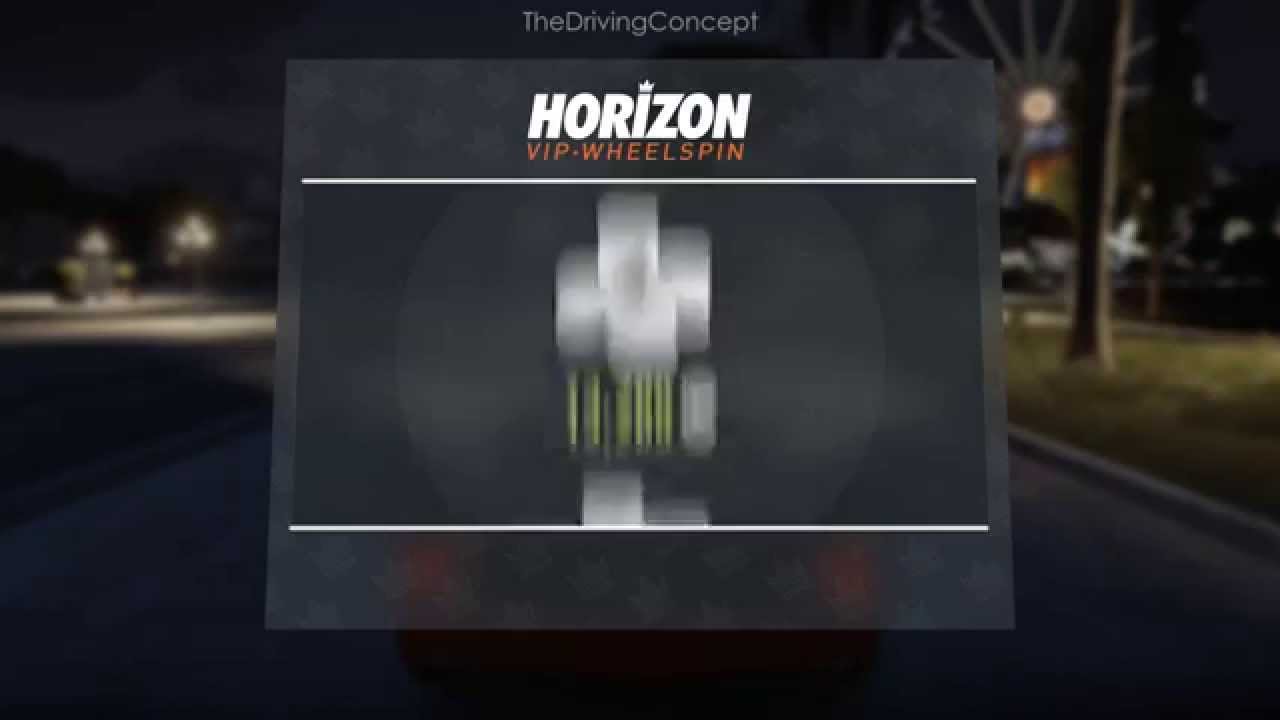 Forza Horizon 2 - My Best 50 Wheel Spins Out of 150