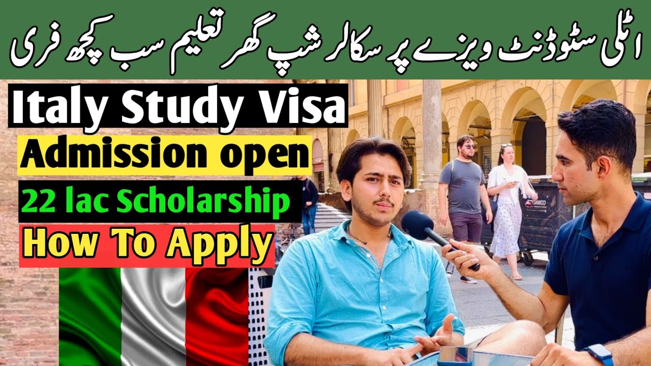 100% Italy Scholarship Visa | @elyasnagri | Study Visa Apply Now | Adeeljameelglobal