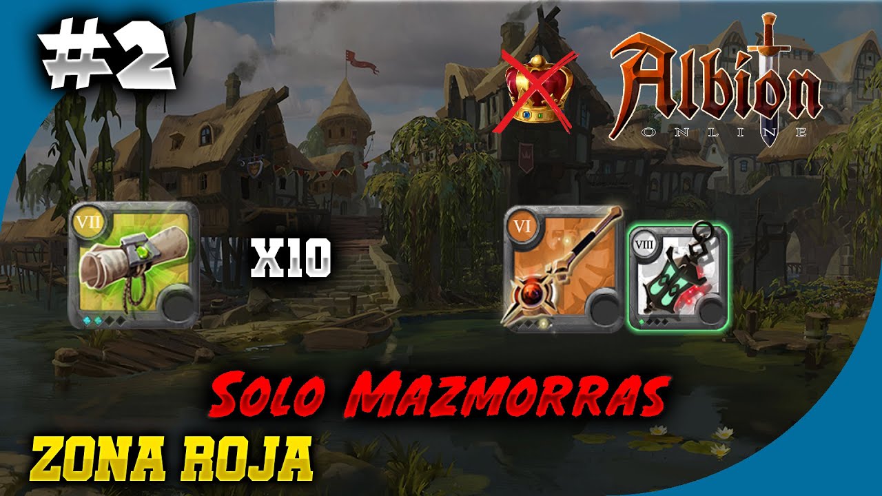 Albion Online | 10 Mazmorras T7.2 | Build Bastón Invocador Oscuro | Zona Roja | #2 (Sin Premium)