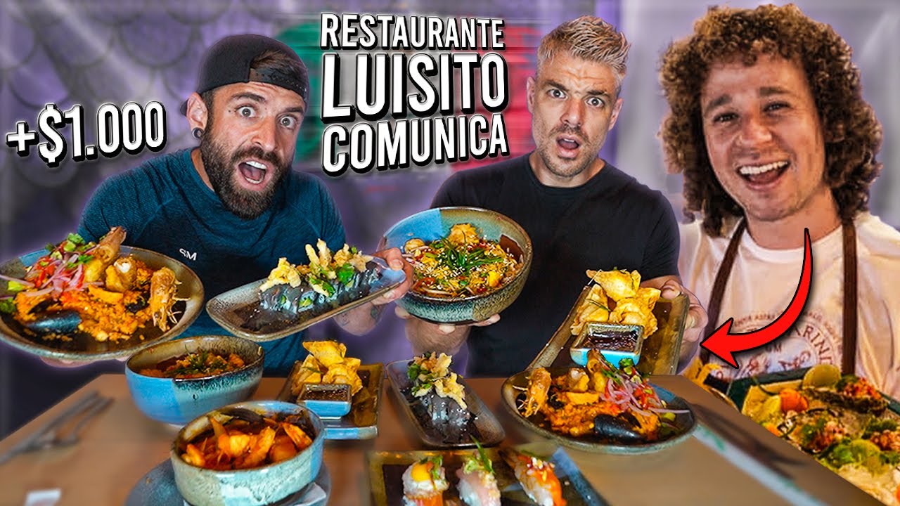 COMPRAMOS TODO el RESTAURANTE de LUISITO COMUNICA *doy 1.000$ por cada plato que no me coma* 🇲🇽