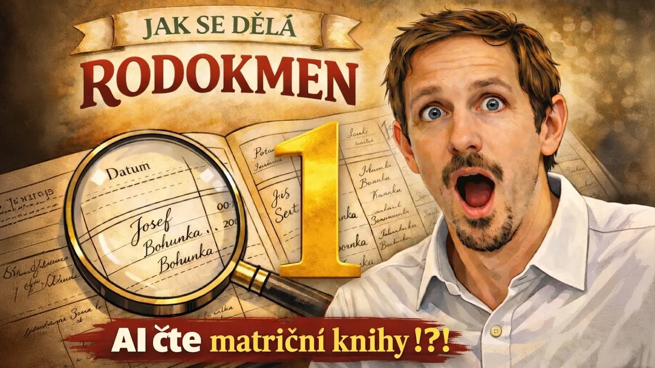 Jak se dělá rodokmen: SPECIAL - Jak AI čte matriční knihy? - 1. část