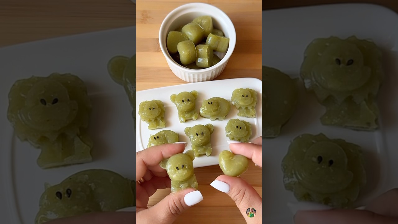 GOMITAS de UVA, MANZANA y ESPINACA, sin az&uacute;cares a&ntilde;adidos y s&uacute;per refrescantes 🤤&bull;Atte: Estef ✨🌈
