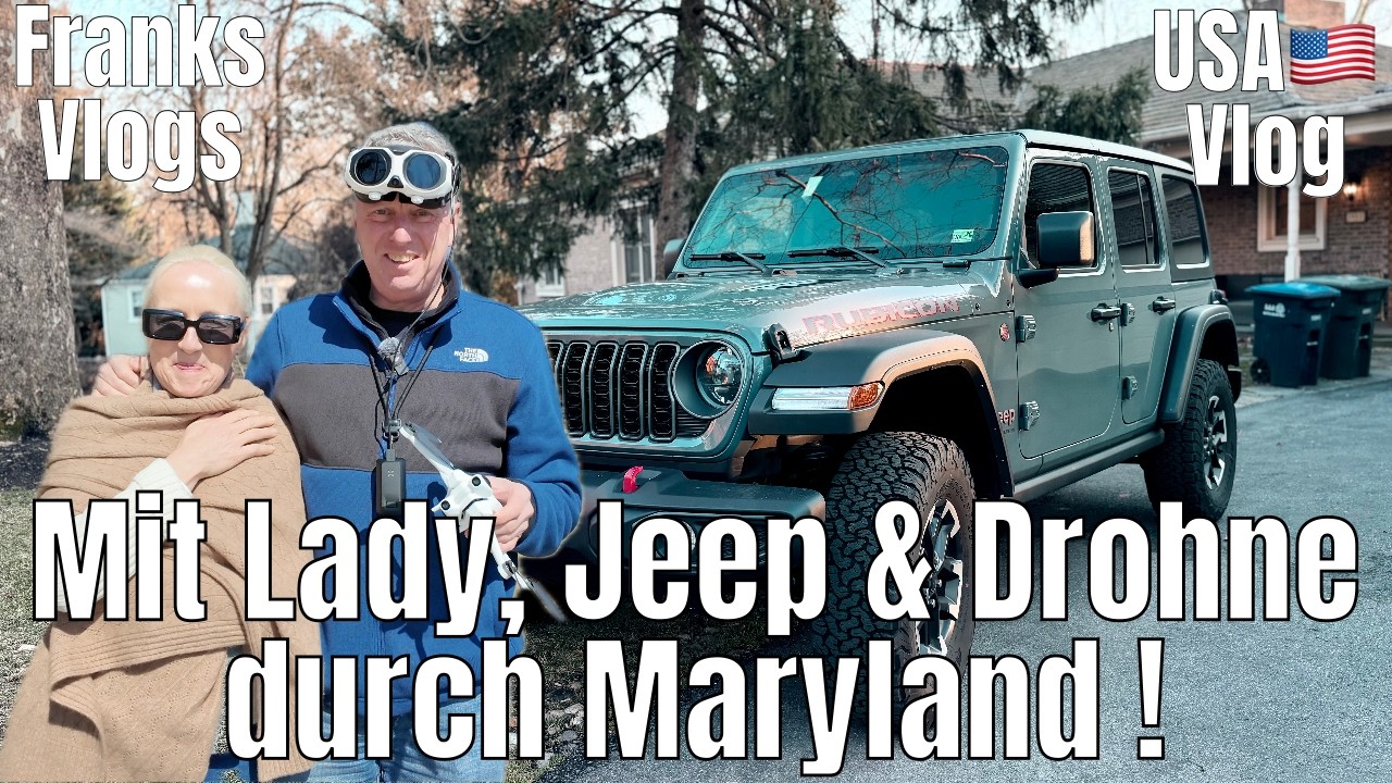 Mit Jeep, Drohne und Lady durch Maryland Roadtrip USA