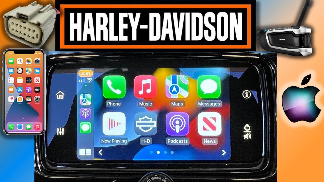 Apple CarPlay на моем Harley Boom GTS!