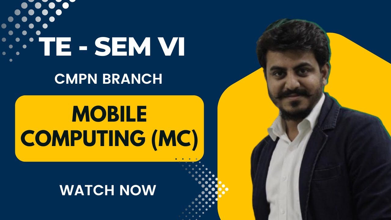 Third Year Engineering (Sem VI) - Mobile Computing - #mumbaiuniversity #engineering #MobileComputing