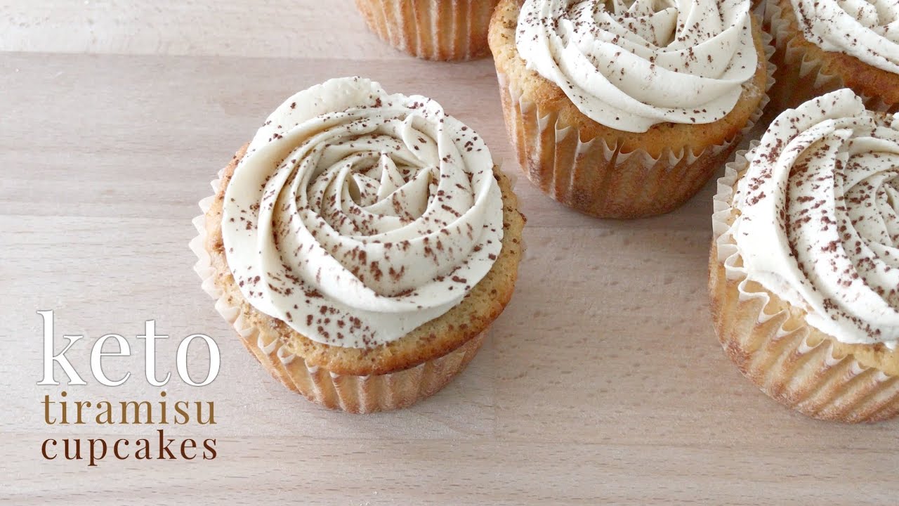 Keto Tiramisu Cupcakes