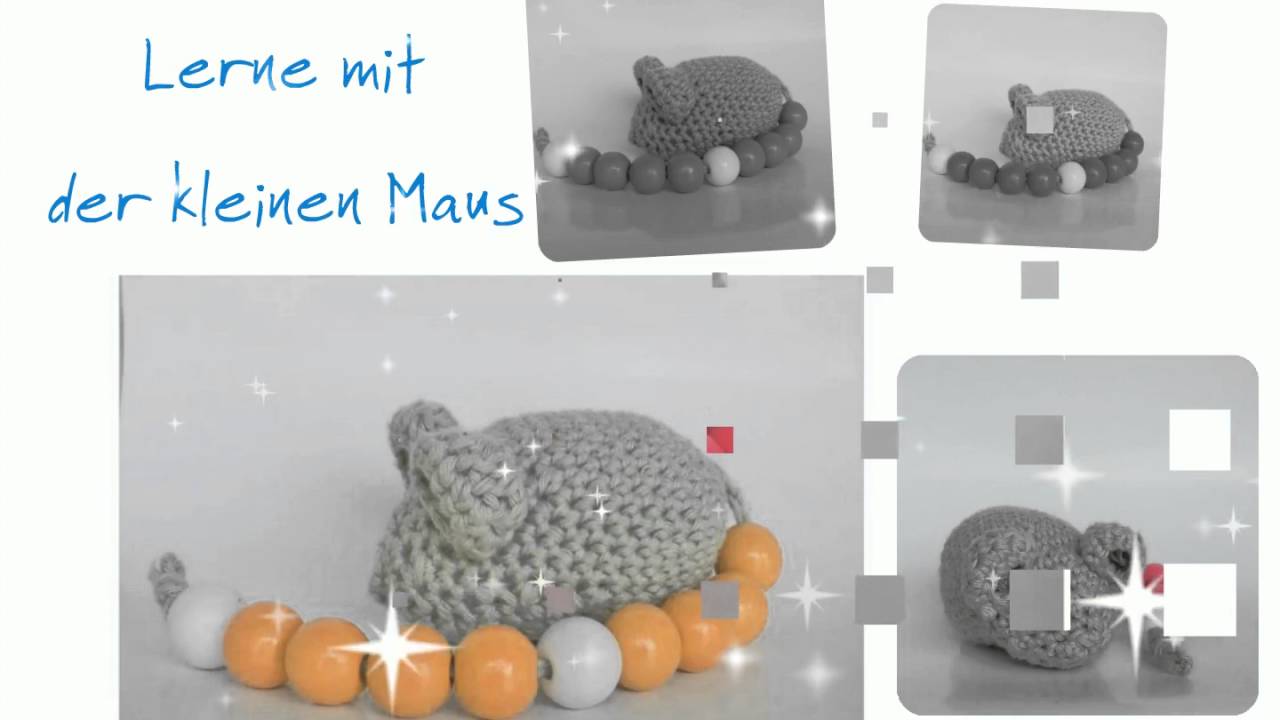 Lerne Rechnen mit der Rechenmaus aus Wolle