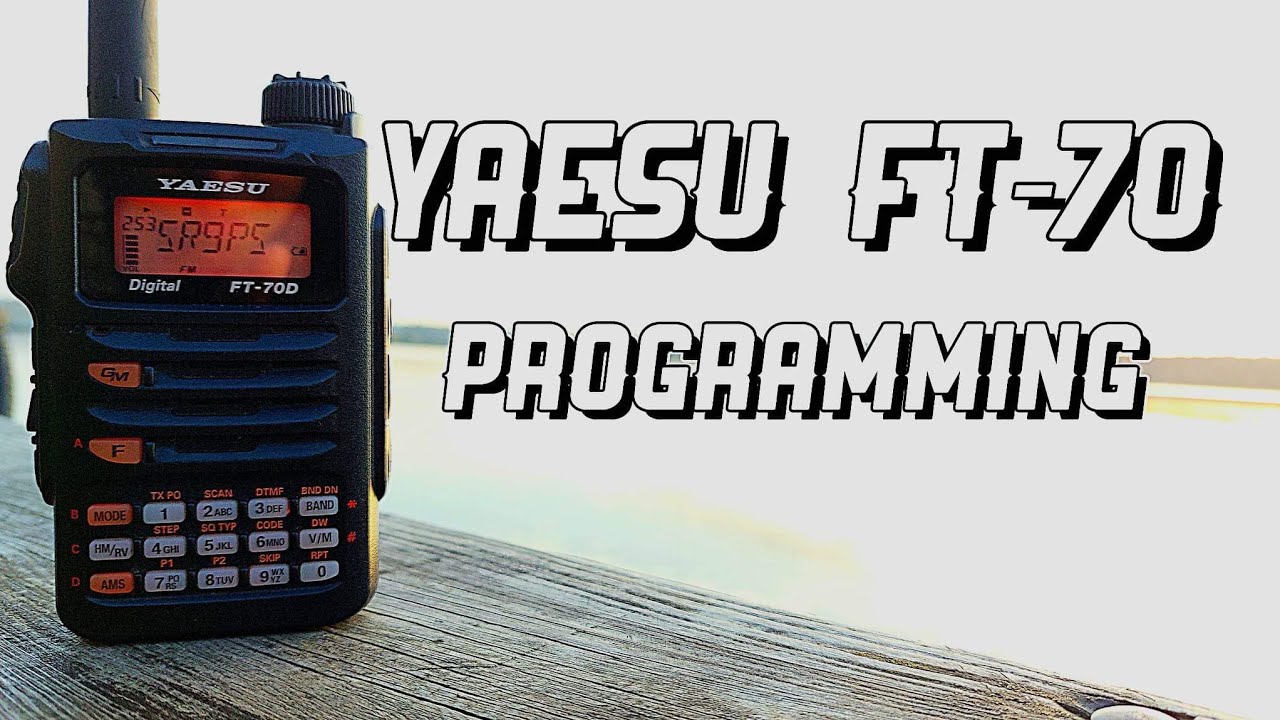 Yaesu FT-70D USB ADMS Programming From PC