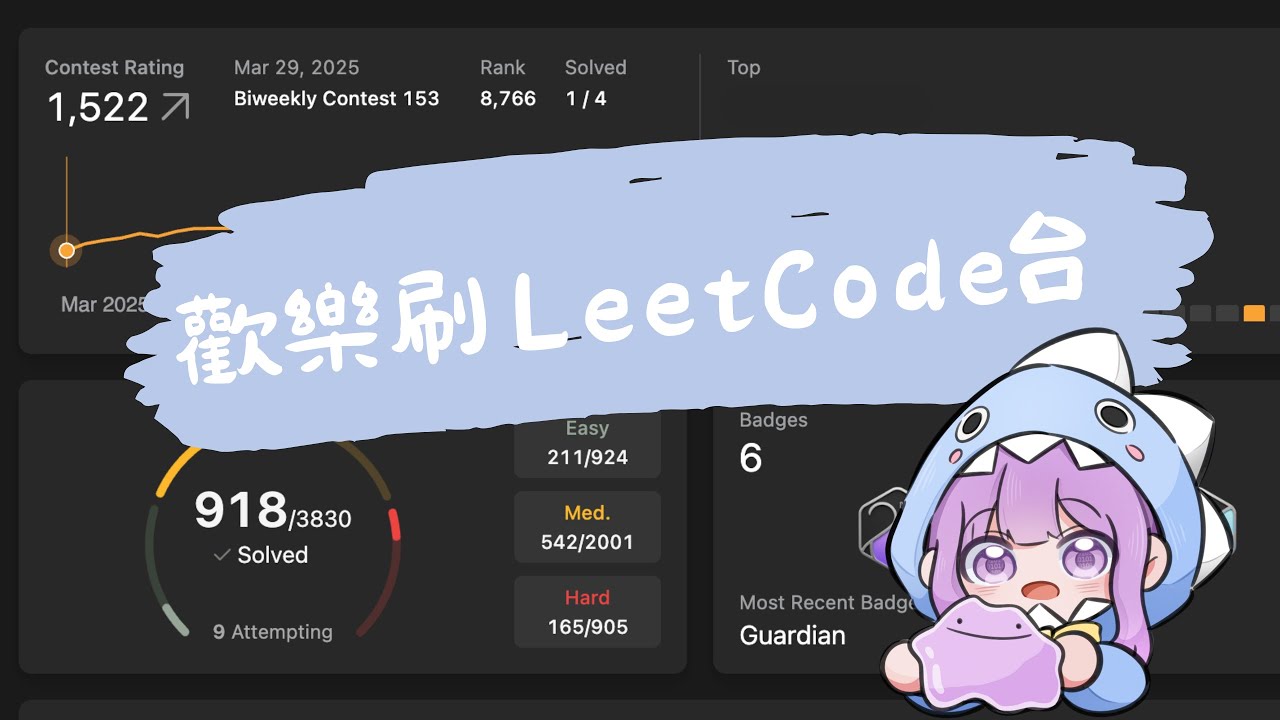 【Q太郎】扭曲爬行寫LeetCode 台 - 3