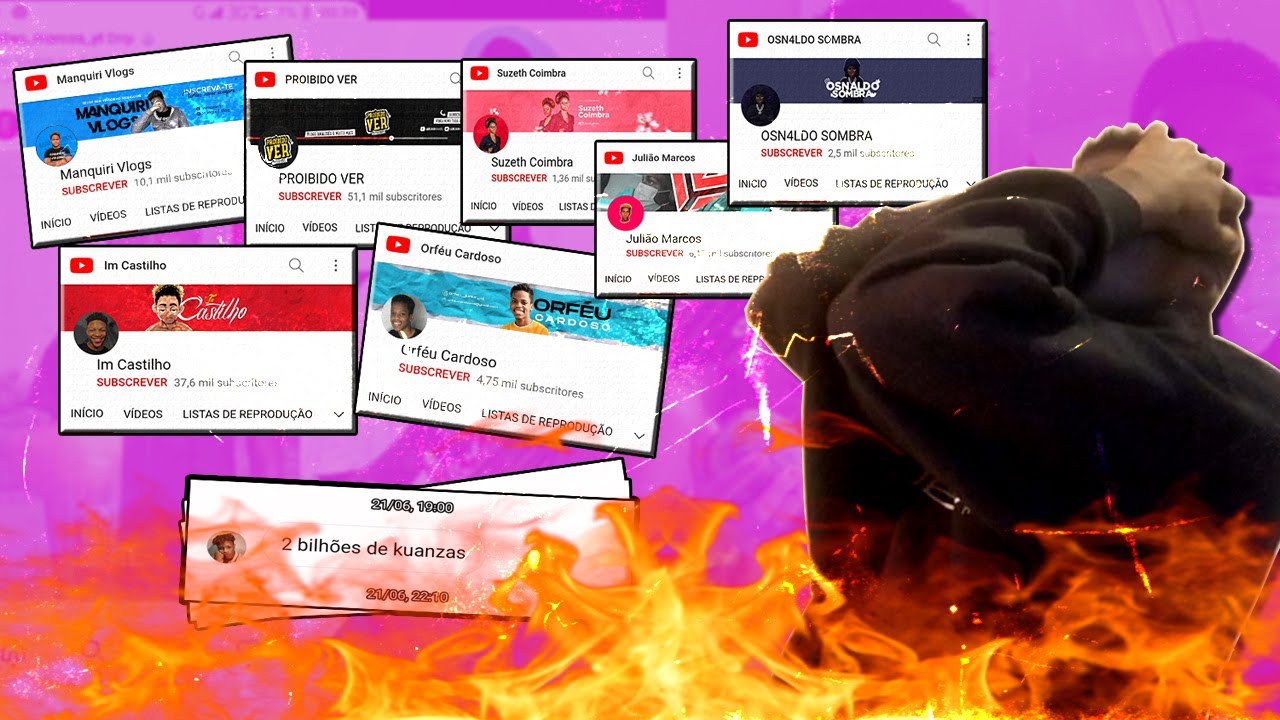 OS CANAIS DOS YOUTUBER ANGOLANOS MAIS CARO DE ANGOLA...!!!