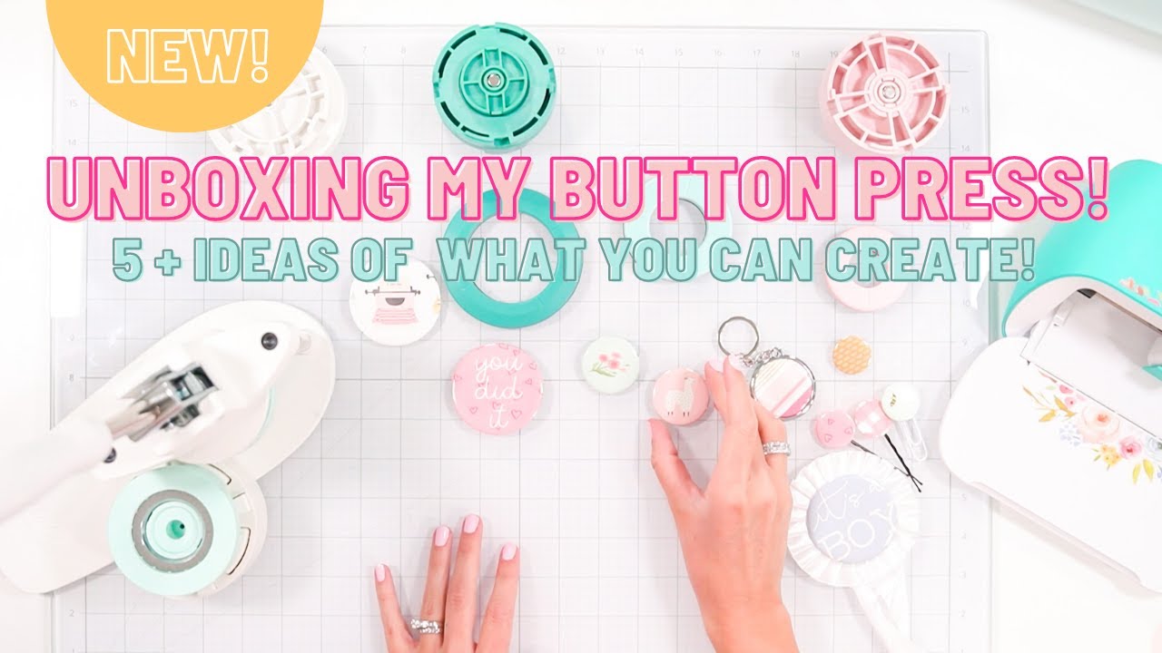 💕 I Finally Opened The Box! How To Use The We R Memory Keepers Button Press & What To Make!