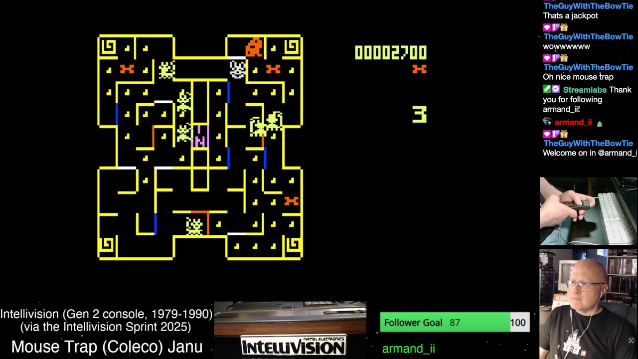 164 Intellivision Sprint - Atlantis, Donkey Kong, Mouse Trap. Frogger (high score challenge)...