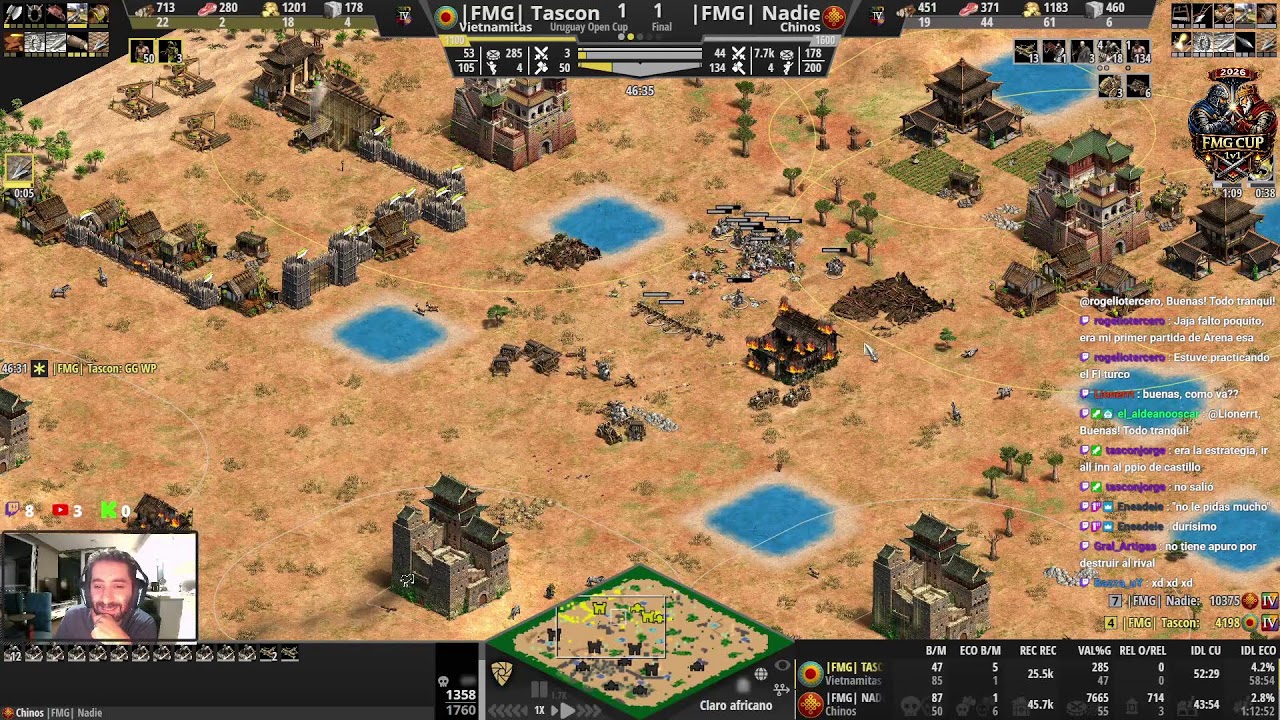 ⚔️ Fmg Cup 1v1 - Ronda 2:  Tano vs Rogelio !tss 14!!! !tss