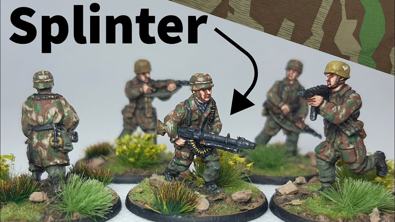 1/72 — Учебное пособие по раскраске камуфляжа немецкого времен Второй мировой войны! - Фигуры АБ